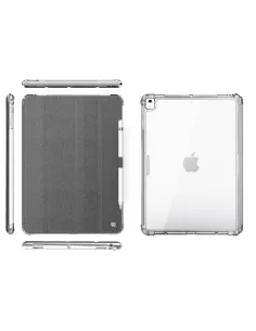 iPad Classic 10. 2" - Coque Anti chocs + Smart Cover - Gris | Ibroz 2