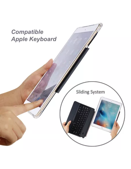 iPad Classic 9.7" (5th Gen) - Coque Anti chocs + Smart Cover - Roug...