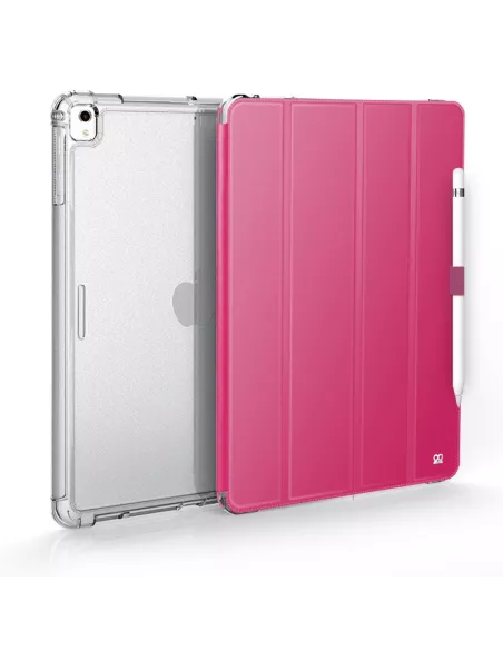 iPad Classic 9.7" (5th Gen) - Shockproof Case + Smart Cover - Pink...