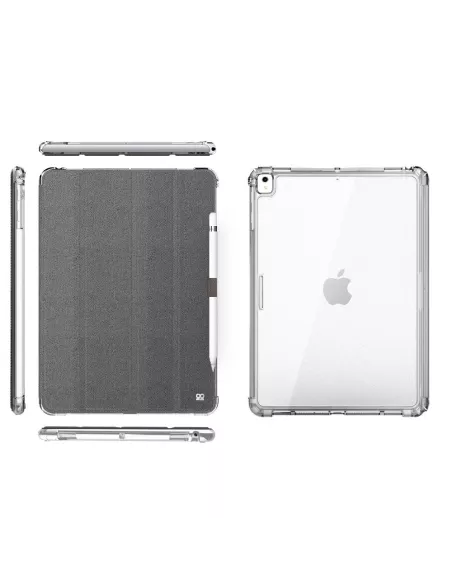 iPad Classic 9.7" (5th Gen) - Shockproof Case + Smart Cover - Grey...