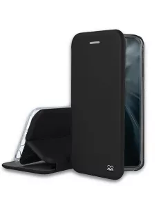 Xiaomi Mi 11 Folio Clam Leather Case + 9H Tempered Glass - Black | Ibroz