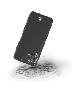 Xiaomi Redmi 9T Coque Liquid Silicone Soft Touch noir + Verre Tremp... 2