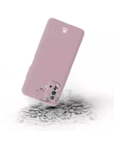 Xiaomi Redmi 9T Coque Liquid Silicone Soft Touch rose + Verre Tremp... 2