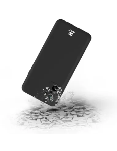 Xiaomi Redmi Note 10s Coque Liquid Silicone Soft Touch black + Glass...