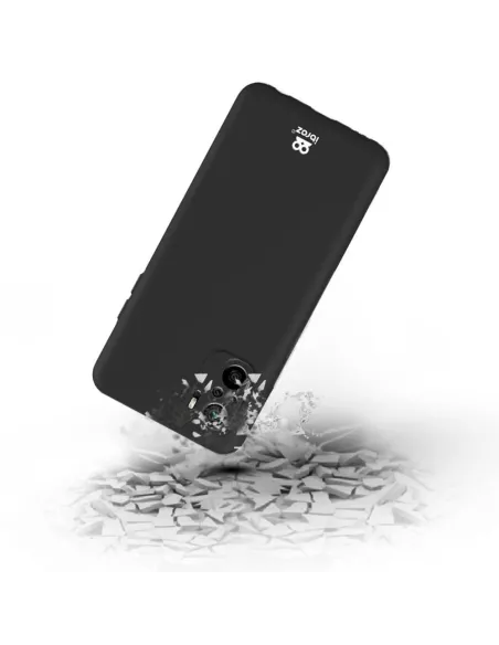 Xiaomi Redmi Note 10s Coque Liquid Silicone Soft Touch black + Glass...