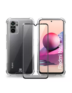 Xiaomi Redmi Note 10s Pack Shockproof Case + Screen Protector 9H | ...