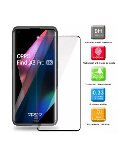 Oppo Find X3 Pro Coque Liquid Silicone Soft Touch + Verre Trempé 9H...