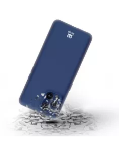 Find X3 Pro Coque Liquid Silicone Soft Touch + Verre Trempé 9H - Bl... 2