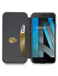 Honor 6A Etui cuir folio CLAM | Ibroz 2