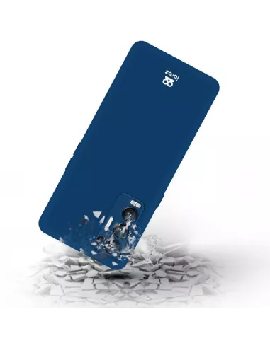 Find X3 Neo Case Liquid Silicone Soft Touch + 9H Tempered Glass - Bl...