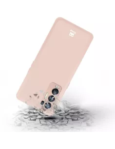 Find X3 Neo Case Liquid Silicone Soft Touch + 9H Tempered Glass - Ro... 2