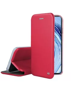 Xiaomi Redmi Note 9 Pro Leather Case Folio Clam - Red | Ibroz