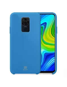 Xiaomi Redmi Note 9 Coque Liquid Silicone Soft Touch - Bleu | Ibroz