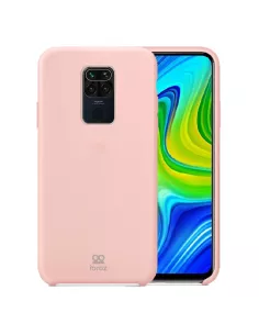 Xiaomi Redmi Note 9 Coque Liquid Silicone Soft Touch - Rose | Ibroz