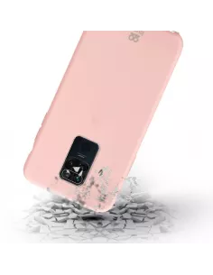 Xiaomi Redmi Note 9 Coque Liquid Silicone Soft Touch - Rose | Ibroz 2