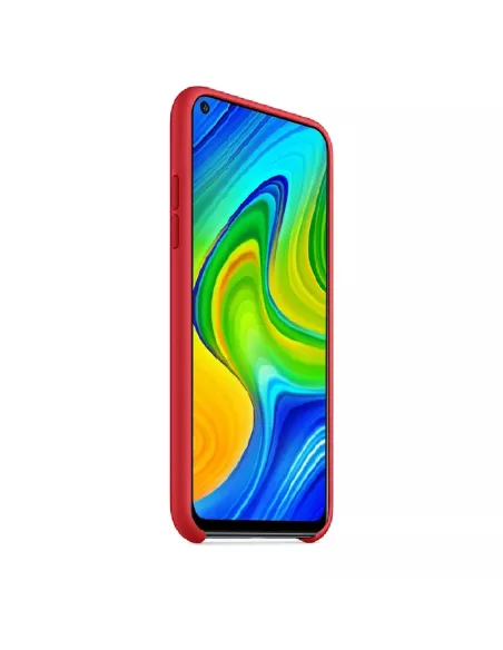 Xiaomi Redmi Note 9 Coque Liquid Silicone Soft Touch - Rouge | Ibroz