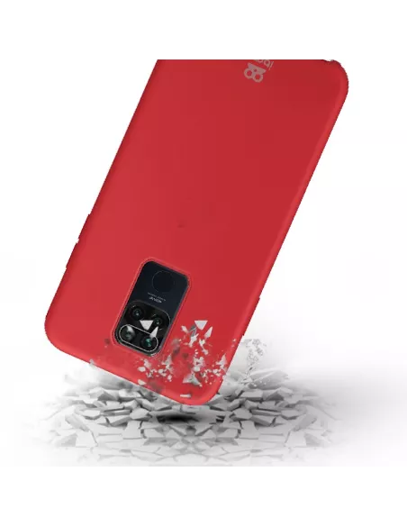 Xiaomi Redmi Note 9 Liquid Silicone Soft Touch Case - Red | Ibroz