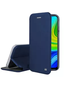 Xiaomi Redmi Note 9 Leather Case Folio Clam - Cosmos Blue | Ibroz