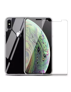 iPhone Xs Max Inoglass tempered glass case + 9H tempered glass | Ibroz