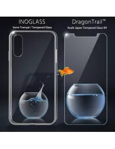 iPhone Xs Max Coque Inoglass en verre trempé + Verre trempé 9H | Ibroz 2