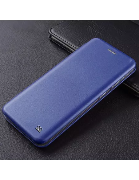 Huawei Y5P (2020) Etui Cuir Folio Clam - Bleu cosmos | Ibroz