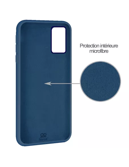Huawei P40 Pro Coque Liquid Silicone Soft Touch - Bleu | Ibroz