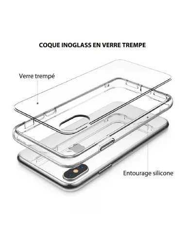 iPhone 7/8/SE Inoglass tempered glass case + 9H tempered glass | Ibroz