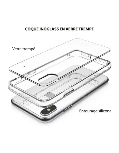 iPhone 7/8/SE Inoglass tempered glass case + 9H tempered glass | Ibroz