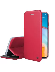 Huawei P40 Lite Etui Cuir Folio Clam - Rouge | Ibroz