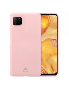 Huawei P40 Lite Coque Liquid Silicone Soft Touch - Rose | Ibroz