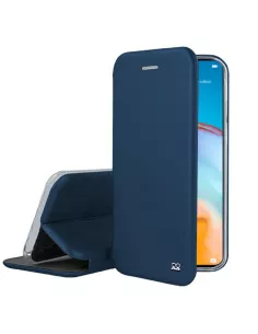 Huawei P40 Etui Cuir Folio Clam - Bleu cosmos | Ibroz