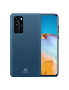 Huawei P40 Coque Liquid Silicone Soft Touch - Bleu | Ibroz
