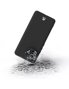 Xiaomi Mi 11 Lite Coque Liquid Silicone Soft Touch noir + Verre Tre... 2