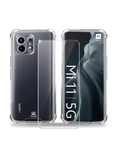 Xiaomi Mi 11 Pack Shockproof case + 9H screen protector - Transpare...