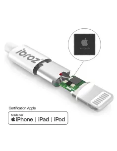 Cable USB iphone MFI 2