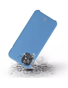 iPhone 12 Pro Max Liquid Silicone Case + Tempered Glass + Sky Blue ... 2