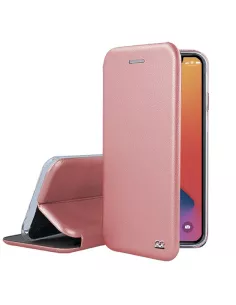 iPhone 12 Pro Max Leather Case Folio Clam - Rose Gold | Ibroz