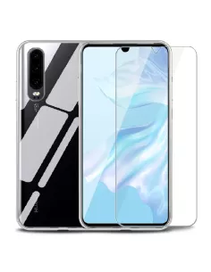 Huawei P30 Coque Inoglass en verre trempé + Verre trempé 9H | Ibroz