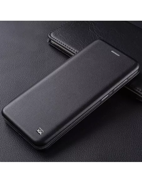 Xiaomi Redmi Note 10 Etui Cuir Folio Clam + Verre Trempé 9H - Noir ...