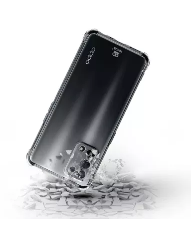 Oppo A74 Pack Shockproof case + 9H screen protector - Transparent |...