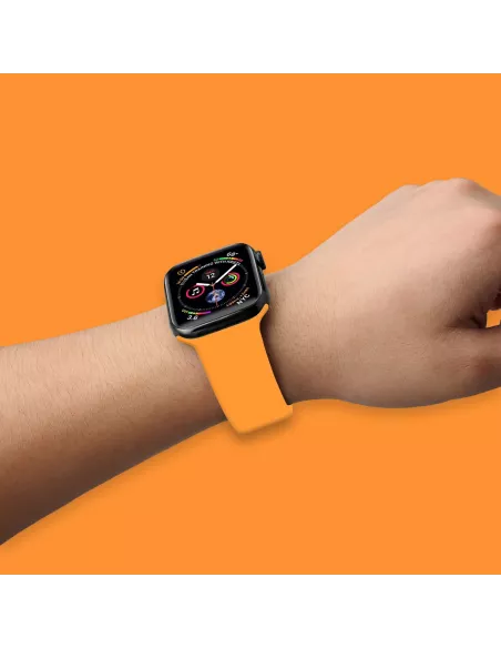 Apple Watch Band 7, 6, SE, 5, 4, 3 - SoftTouch - Orange | Ibroz
