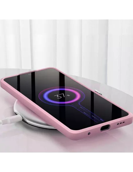 Xiaomi Redmi Note 10 PRO Case Liquid Silicone Soft Touch pink + Ve...