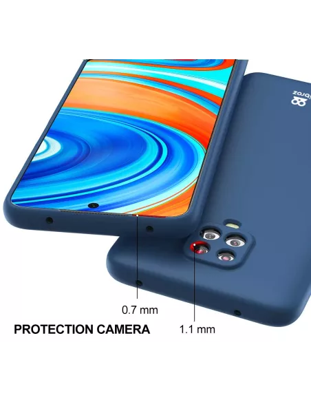 Xiaomi Redmi Note 9 Pro (2020) Liquid Silicone Soft Touch Case - B...