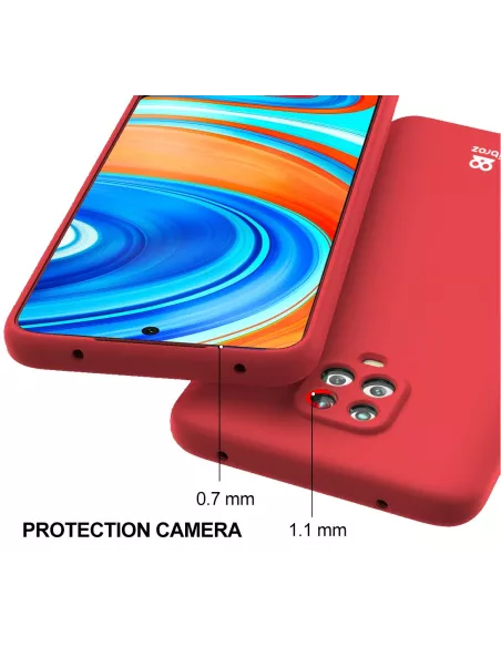 Xiaomi Redmi Note 9 Pro (2020) Coque Liquid Silicone Soft Touch - R...