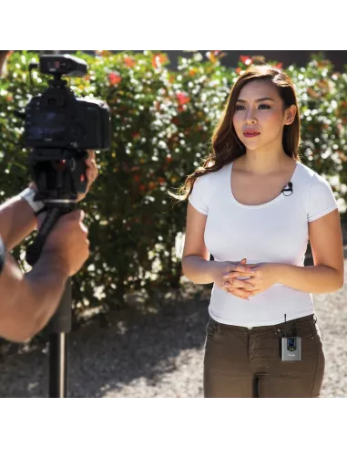 Kit Microphone Emetteur Recepteur UHF sans fil pour smartphone, app...