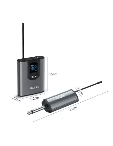Wireless UHF Microphone Transmitter Receiver Kit for smartphone, app...