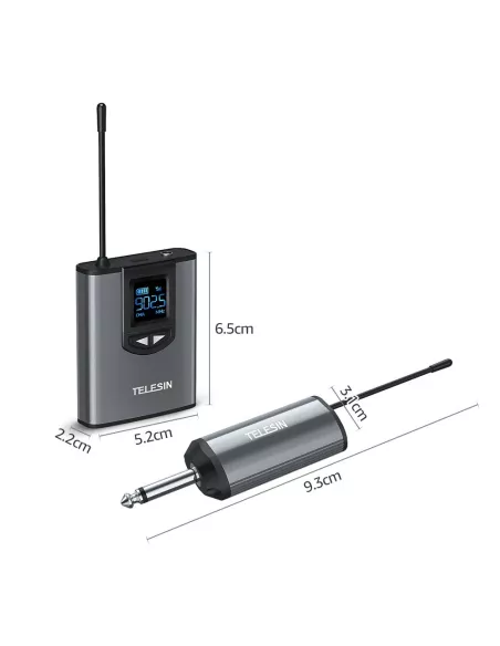 Kit Microphone Emetteur Recepteur UHF sans fil pour smartphone, app...