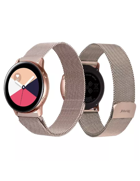 Samsung / Huawei Watch Stainless Steel Milanese Mesh Bracelet - Champagne ...