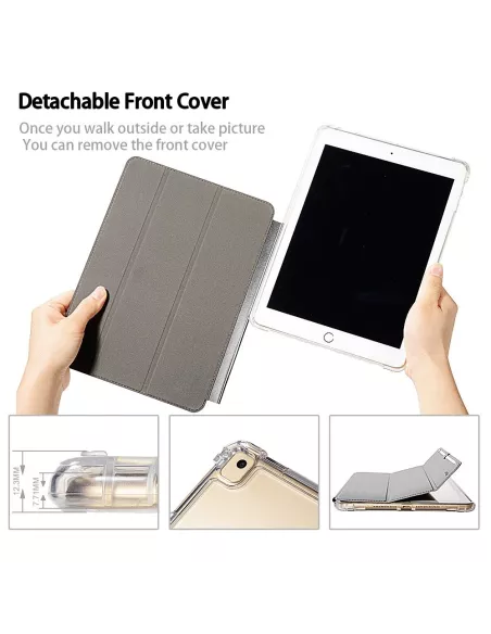 iPad Air 3 (2019) / iPad Pro 10.5" (2017) - Shockproof Case + Smar...