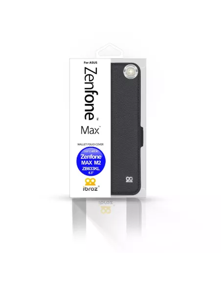 Zenfone MAX M2 (ZB633KL) Leather folio case Prestige | Ibroz